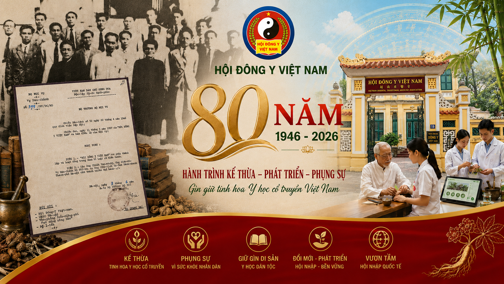 Hành trình 80 năm Hội Đông y Việt Nam